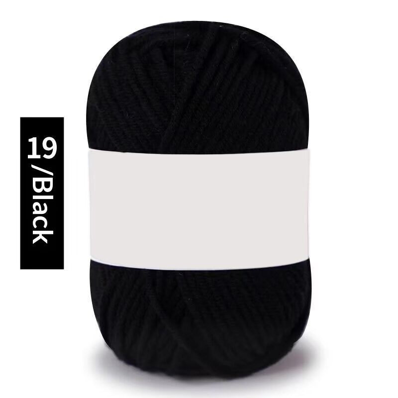 Premium Milk Cotton Yarn (Single Skeins) (50-gram White-label Milk Cotton Yarn)