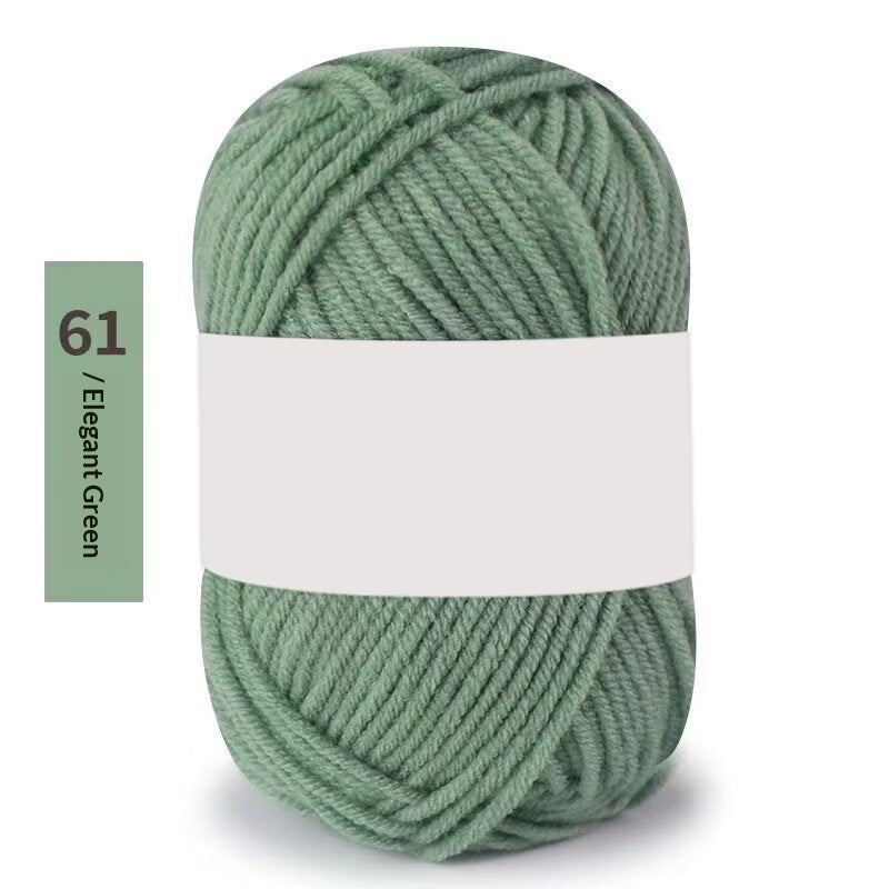 Premium Milk Cotton Yarn (Single Skeins) (50-gram White-label Milk Cotton Yarn)