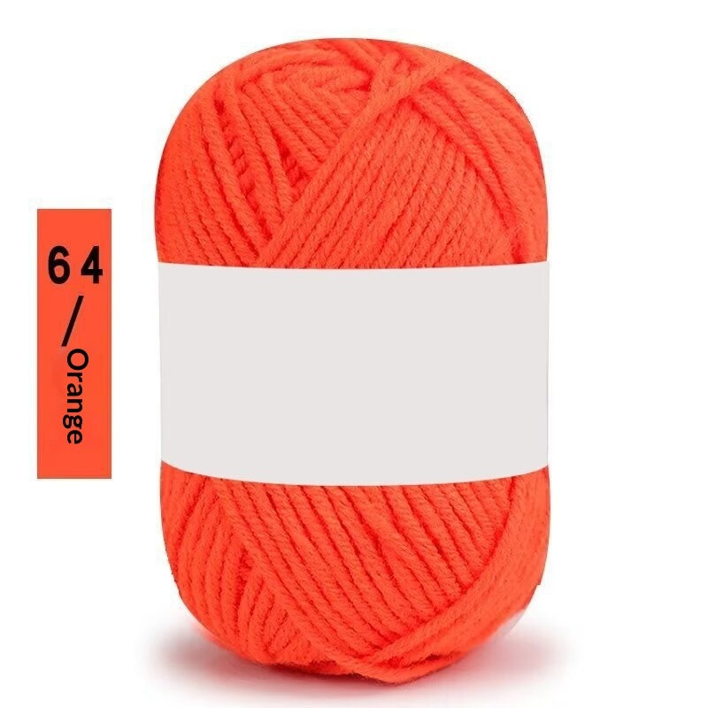 Premium Milk Cotton Yarn (Single Skeins) (50-gram White-label Milk Cotton Yarn)