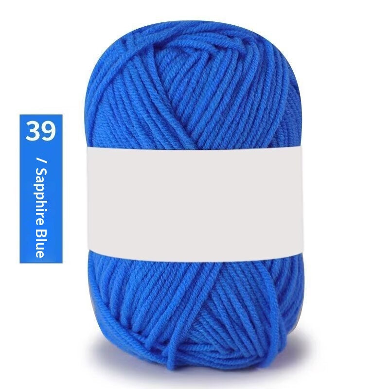 Premium Milk Cotton Yarn (Single Skeins) (50-gram White-label Milk Cotton Yarn)