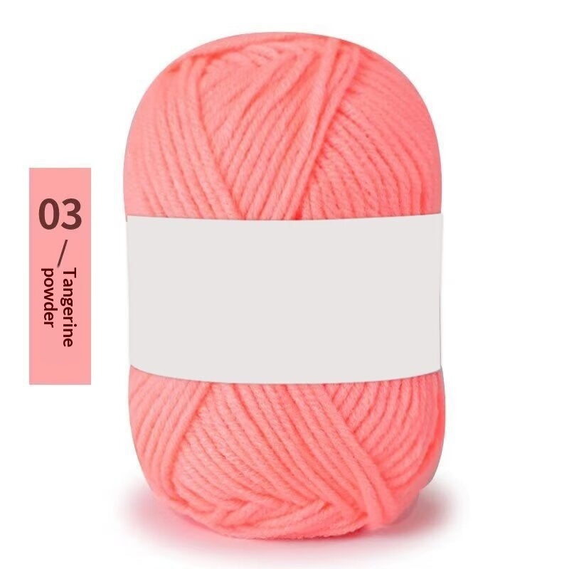 Premium Milk Cotton Yarn (Single Skeins) (50-gram White-label Milk Cotton Yarn)