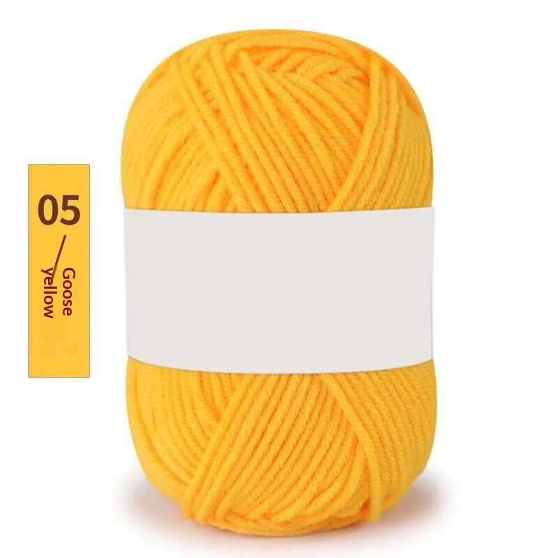 Premium Milk Cotton Yarn (Single Skeins) (50-gram White-label Milk Cotton Yarn)