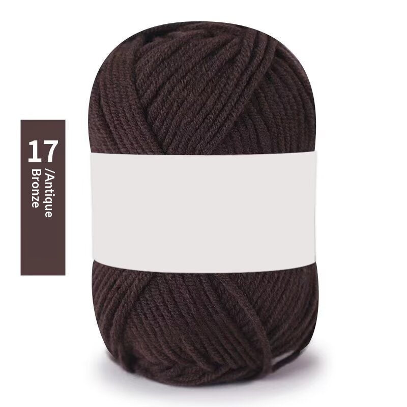 Premium Milk Cotton Yarn (Single Skeins) (50-gram White-label Milk Cotton Yarn)