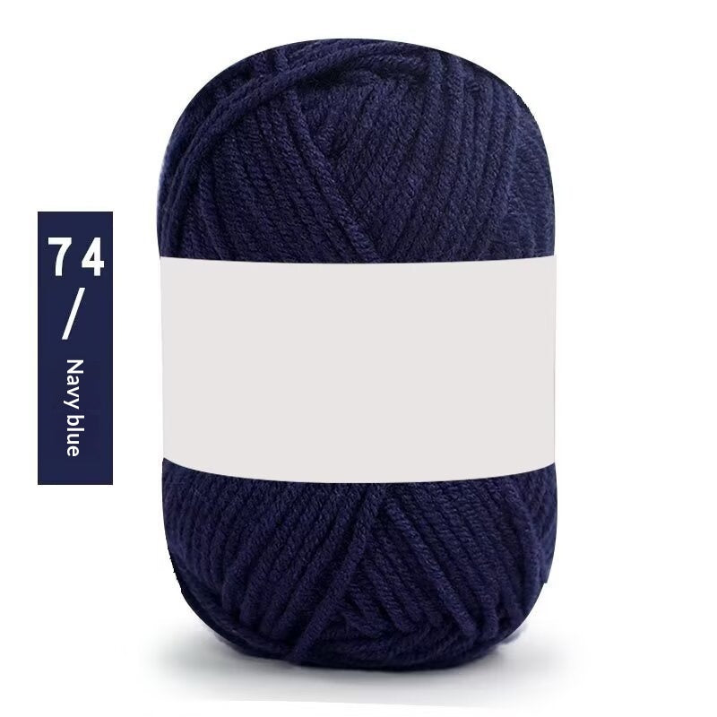 Premium Milk Cotton Yarn (Single Skeins) (50-gram White-label Milk Cotton Yarn)