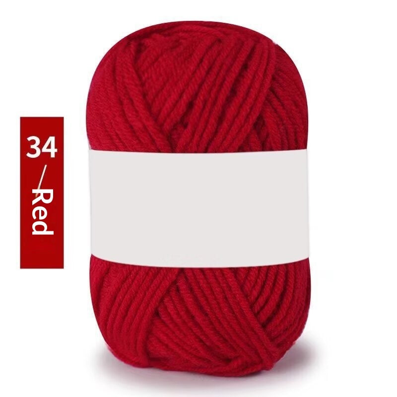 Premium Milk Cotton Yarn (Single Skeins) (50-gram White-label Milk Cotton Yarn)