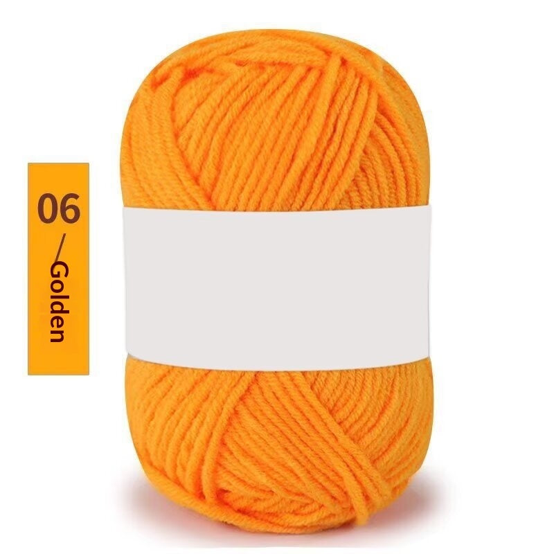 Premium Milk Cotton Yarn (Single Skeins) (50-gram White-label Milk Cotton Yarn)