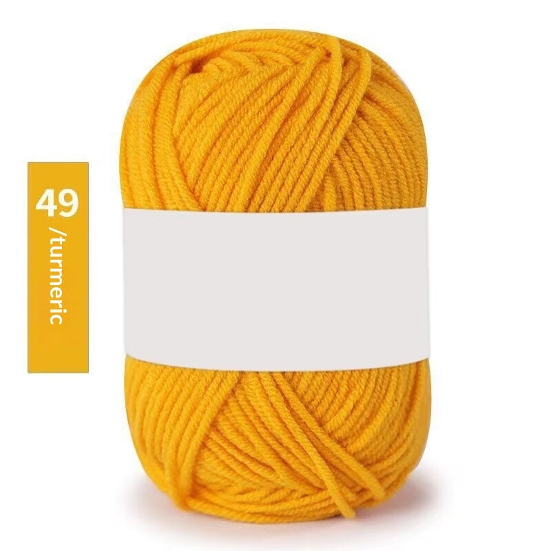 Premium Milk Cotton Yarn (Single Skeins) (50-gram White-label Milk Cotton Yarn)