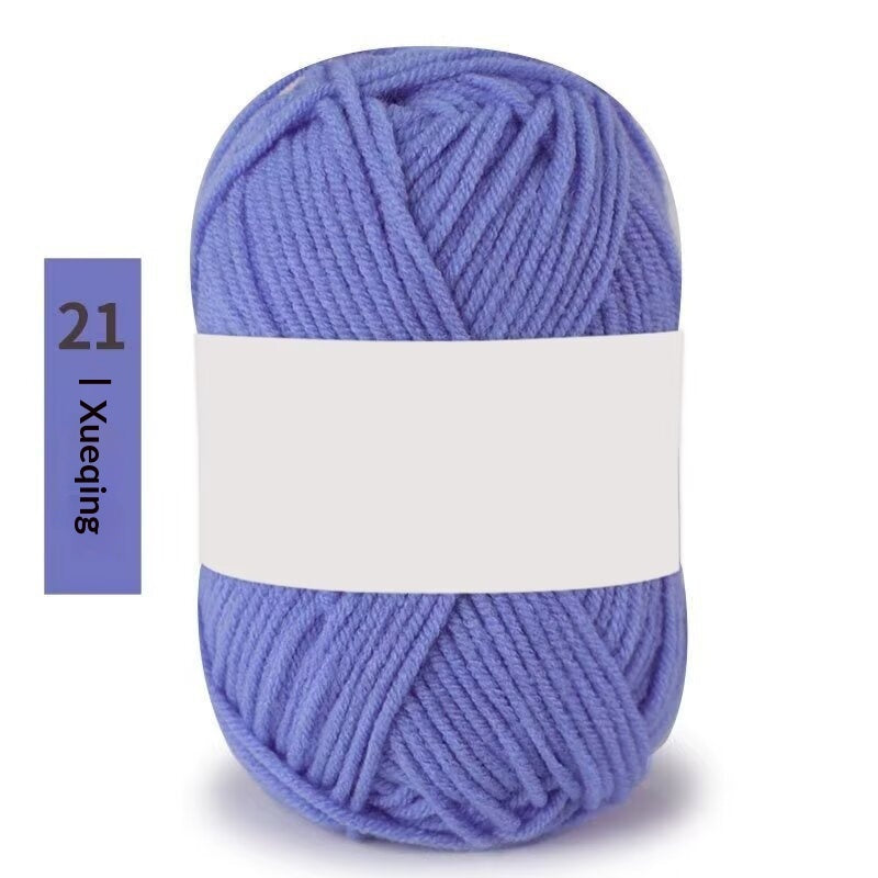 Premium Milk Cotton Yarn (Single Skeins) (50-gram White-label Milk Cotton Yarn)