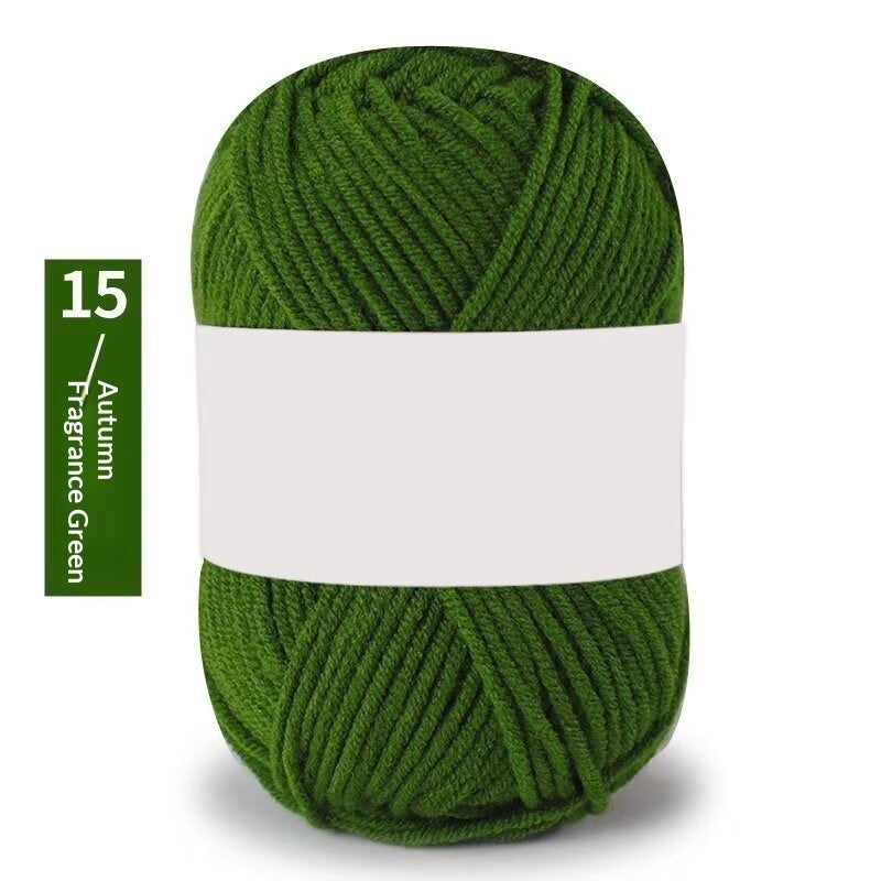 Premium Milk Cotton Yarn (Single Skeins) (50-gram White-label Milk Cotton Yarn)