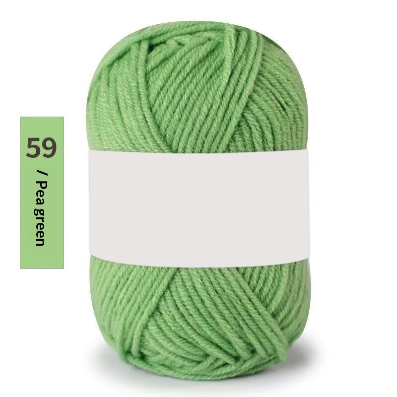 Premium Milk Cotton Yarn (Single Skeins) (50-gram White-label Milk Cotton Yarn)