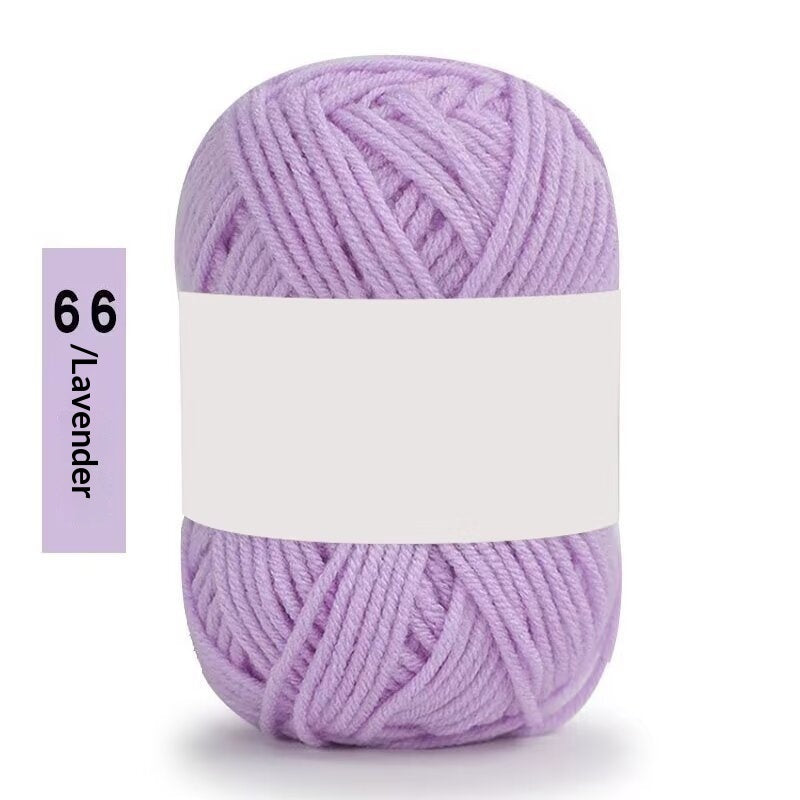 Premium Milk Cotton Yarn (Single Skeins) (50-gram White-label Milk Cotton Yarn)