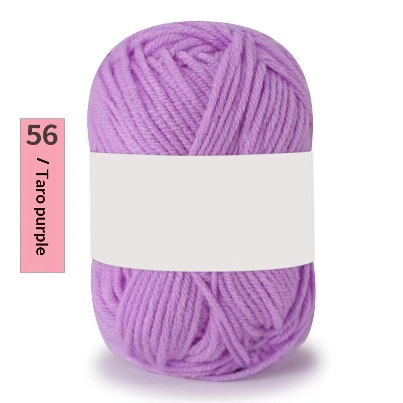 Premium Milk Cotton Yarn (Single Skeins) (50-gram White-label Milk Cotton Yarn)