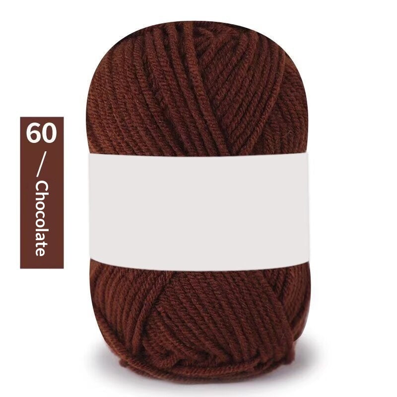 Premium Milk Cotton Yarn (Single Skeins) (50-gram White-label Milk Cotton Yarn)