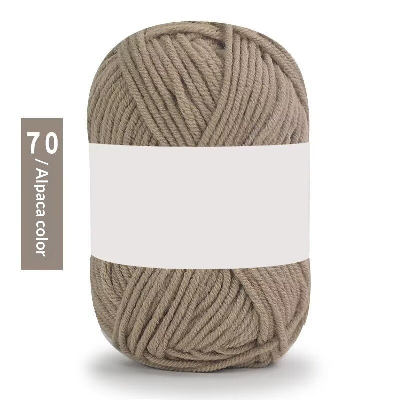 Premium Milk Cotton Yarn (Single Skeins) (50-gram White-label Milk Cotton Yarn)