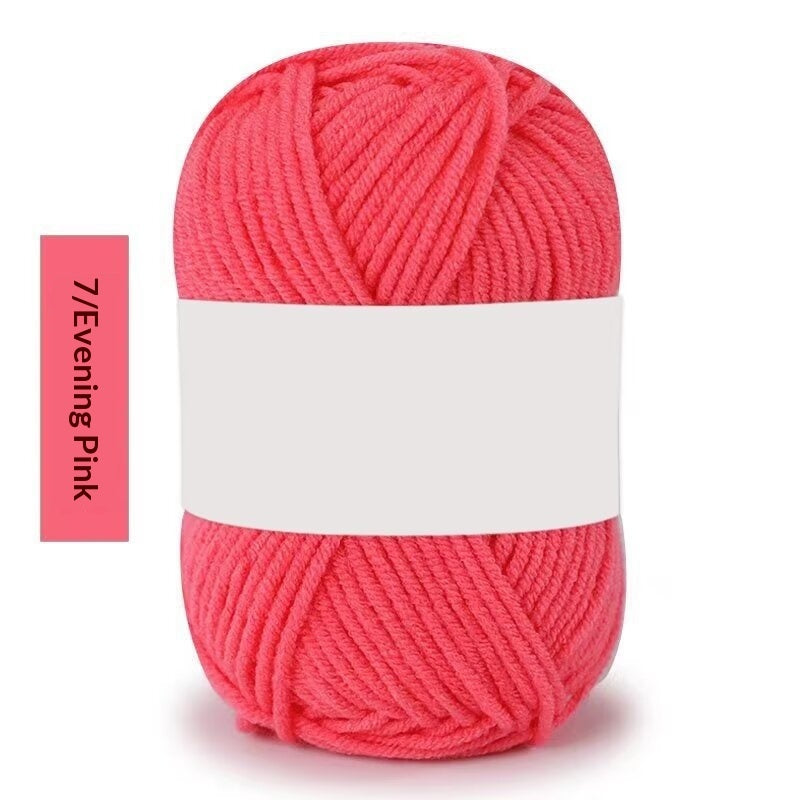 Premium Milk Cotton Yarn (Single Skeins) (50-gram White-label Milk Cotton Yarn)