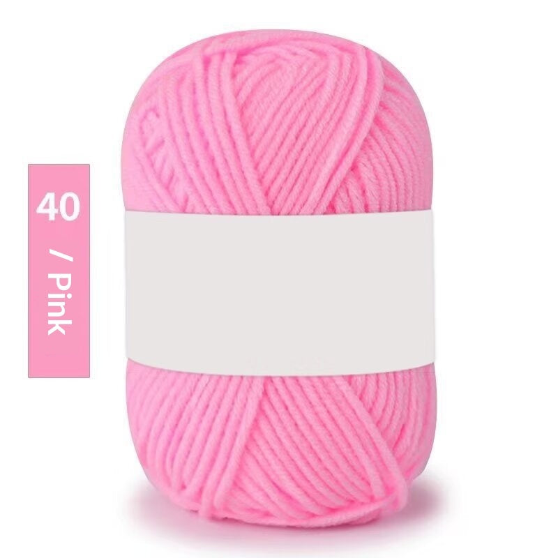 Premium Milk Cotton Yarn (Single Skeins) (50-gram White-label Milk Cotton Yarn)