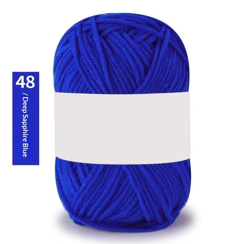 Premium Milk Cotton Yarn (Single Skeins) (50-gram White-label Milk Cotton Yarn)