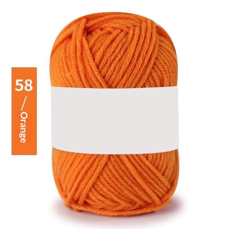 Premium Milk Cotton Yarn (Single Skeins) (50-gram White-label Milk Cotton Yarn)