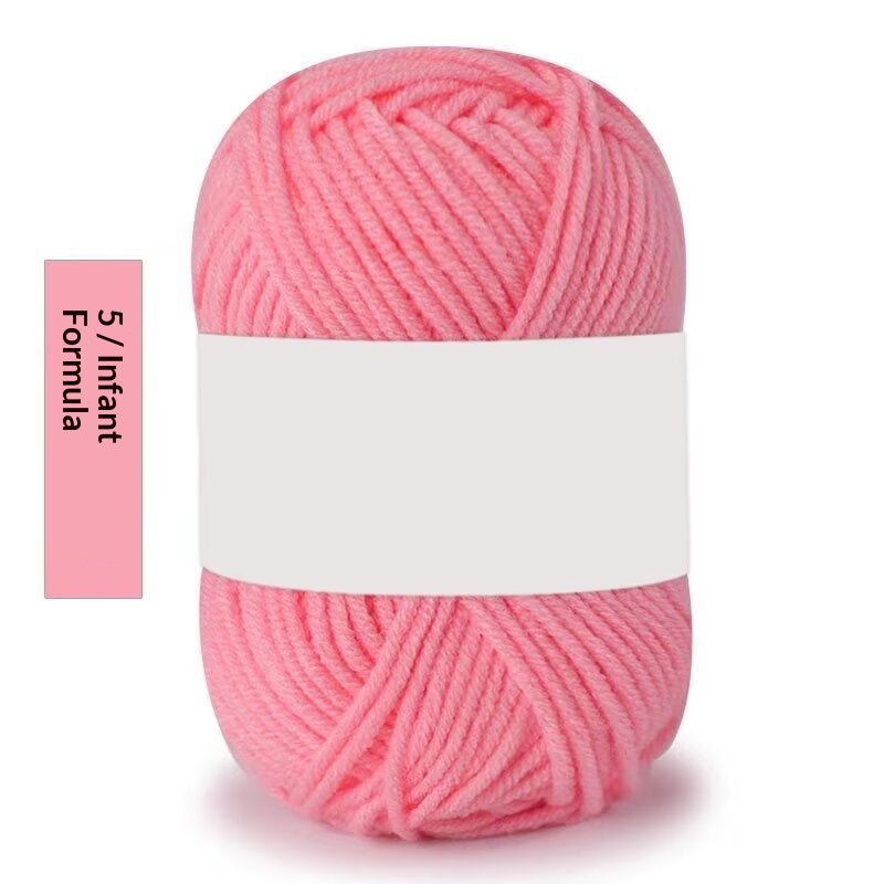 Premium Milk Cotton Yarn (Single Skeins) (50-gram White-label Milk Cotton Yarn)