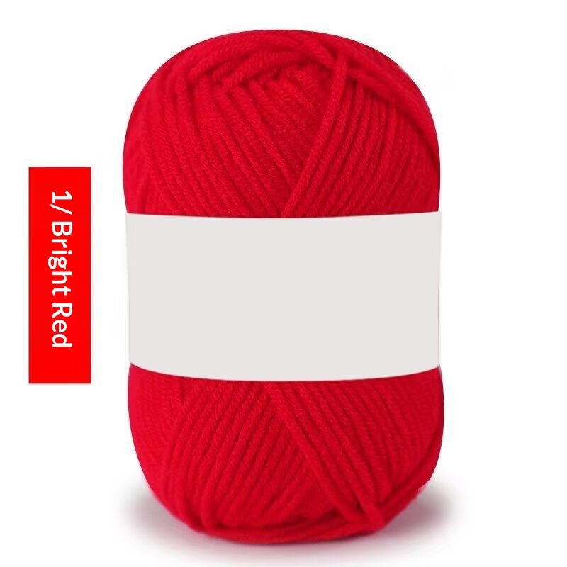 Premium Milk Cotton Yarn (Single Skeins) (50-gram White-label Milk Cotton Yarn)