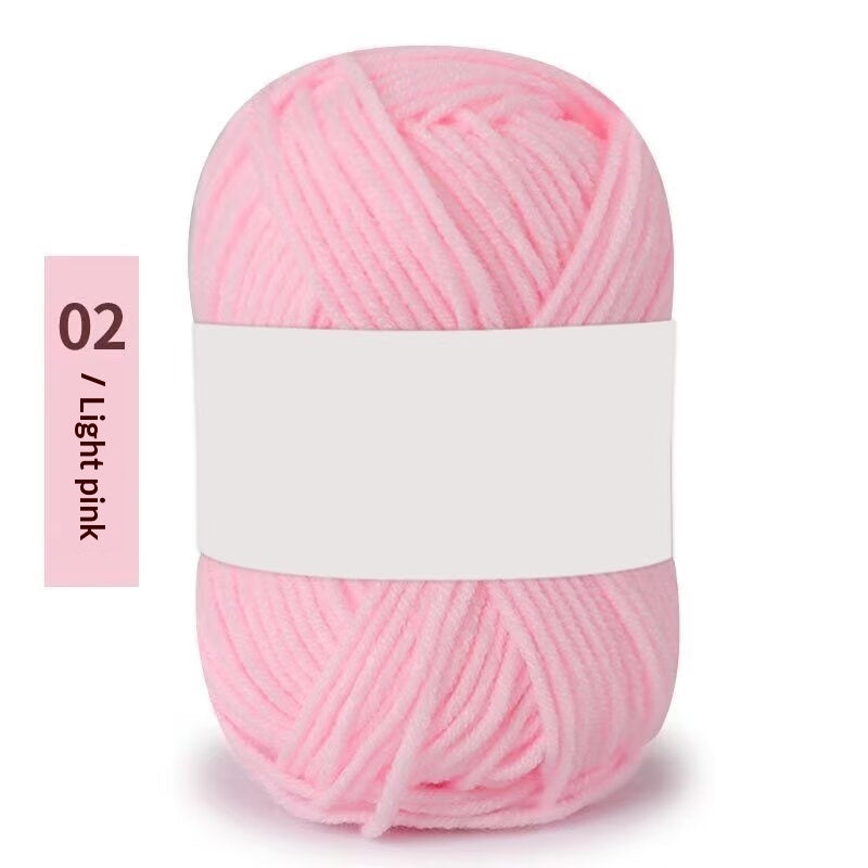 Premium Milk Cotton Yarn (Single Skeins) (50-gram White-label Milk Cotton Yarn)