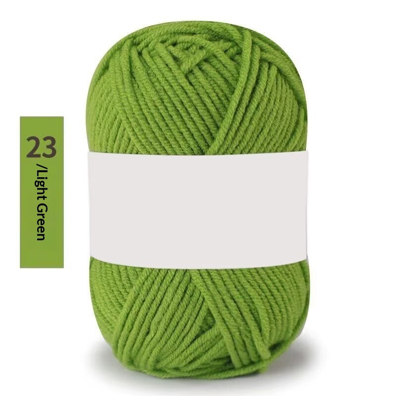 Premium Milk Cotton Yarn (Single Skeins) (50-gram White-label Milk Cotton Yarn)