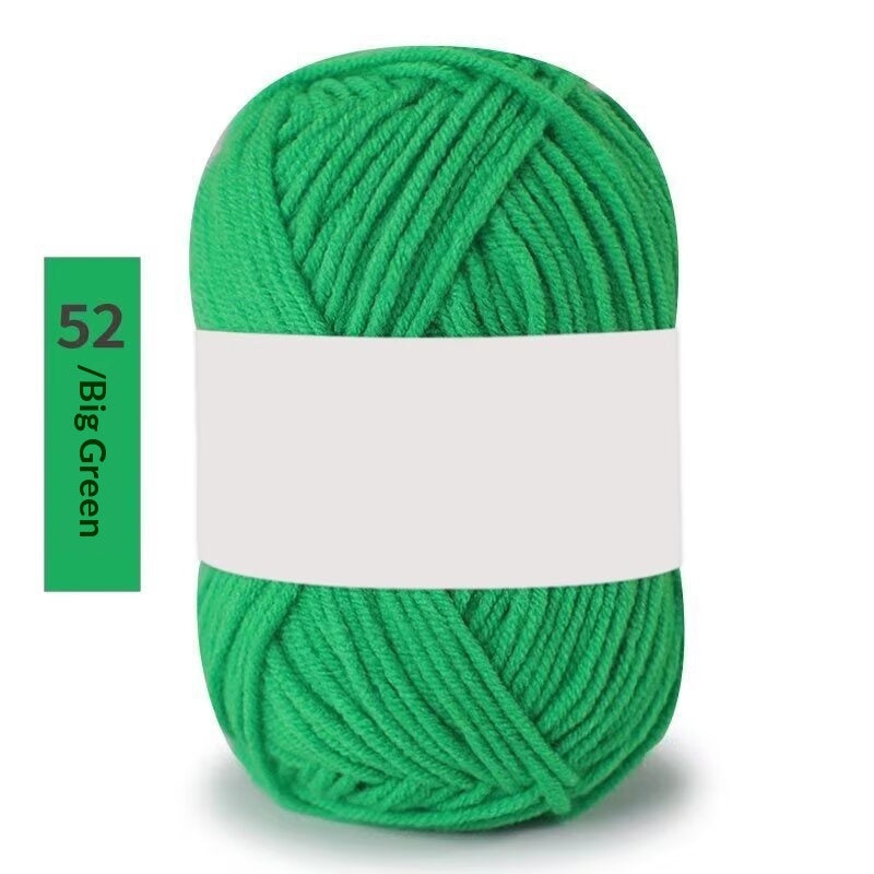 Premium Milk Cotton Yarn (Single Skeins) (50-gram White-label Milk Cotton Yarn)