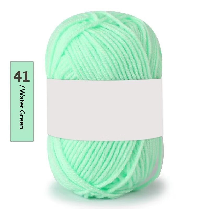 Premium Milk Cotton Yarn (Single Skeins) (50-gram White-label Milk Cotton Yarn)
